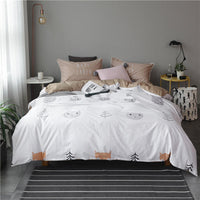HKM-173011 100% Cotton Reactive Print Bedding Set - Available in Multiple Sizes