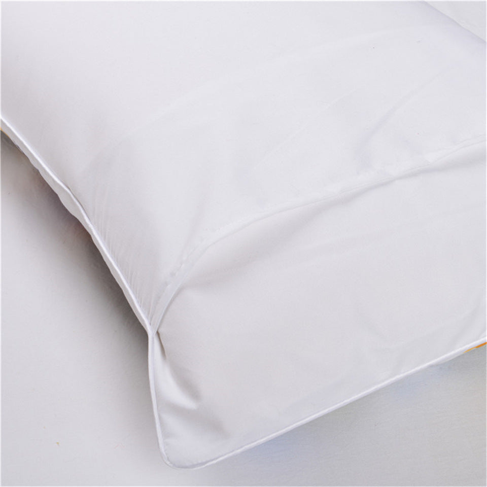 HKM-173011 Couple Pillowcase with Love Letters Bat Print - Modern Polyester, 50cm x 75cm