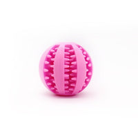 HKM-173139 Pink Rubber Pet Dog Toy for Self-Relief and Molars, Small Size (5cm Diameter)