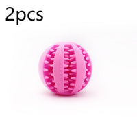 HKM-173139 Pink Rubber Pet Dog Toy for Self-Relief and Molars, Small Size (5cm Diameter)