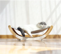 HKM-173203 Solid Wood Cat & Small Dog Nest with Cushioned Comfort and Anti-Slip Design