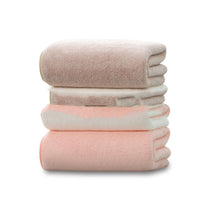 HKM-173267 Thick Coral Fleece Bath Towel 70x140 cm - Soft, Absorbent, Ideal for Drying Hair
