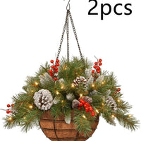 HKM-173459 Candy-Themed Christmas Door Hanging Decoration with Various Wreaths and Ornaments