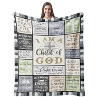 HKM-173523 Cozy Striped Polyester Fiber Blanket - Available in Multiple Sizes for All Seasons