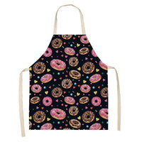 HKM-173523 Creative Ice Cream Printed Oil and Stain Proof Apron - Modern Linen Design