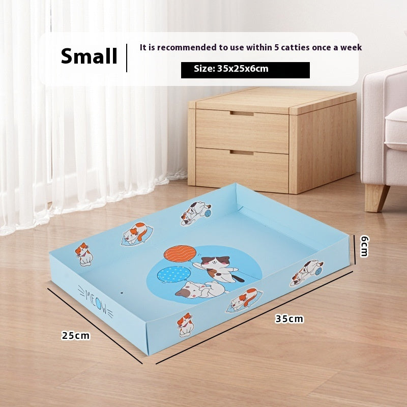 HKM-173523 Portable Folding Semi-Open Disposable Cat Litter Box - Various Sizes Available