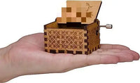 HKM-173843 Classic Hand Crank Wooden Music Box - Eco-friendly Antique Design for Unisex Gifts