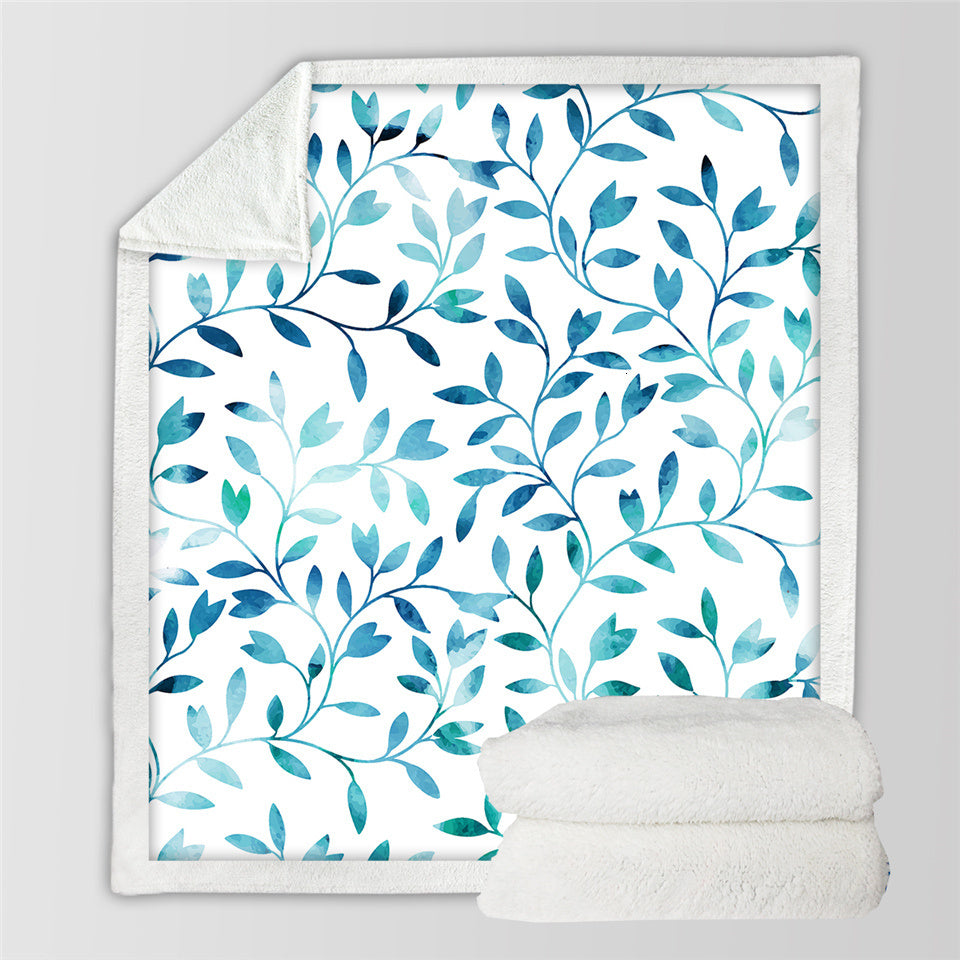 HKM-173907 Reversible Microfiber Double-Sided Flannel Blanket - Available in Two Sizes