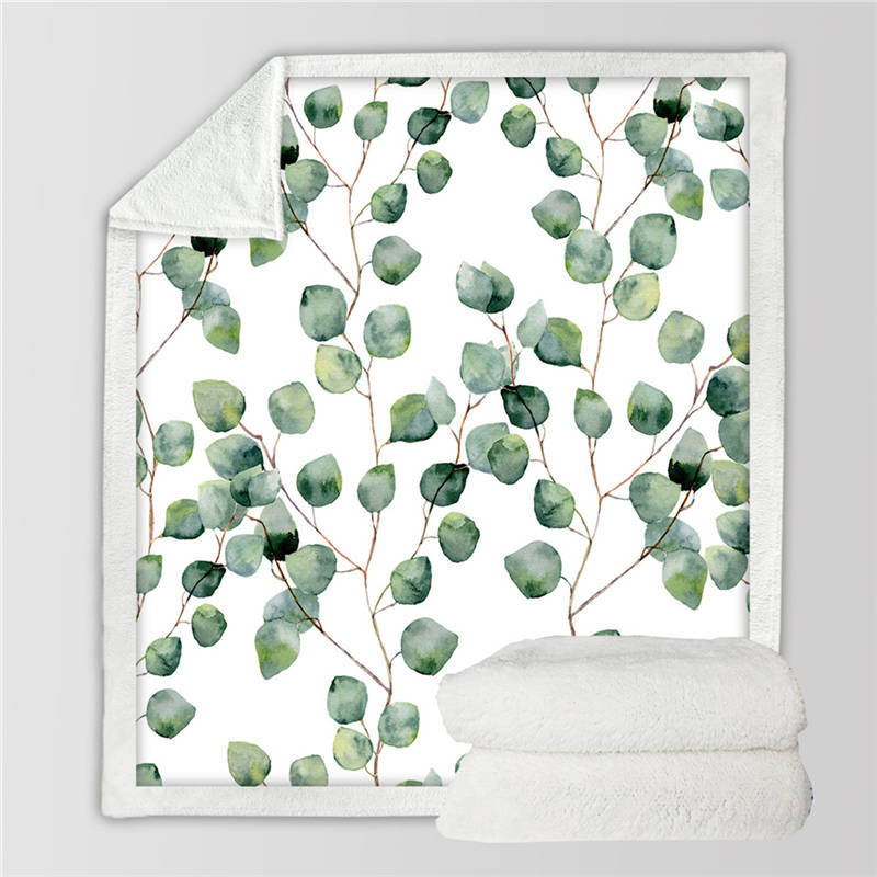HKM-173907 Reversible Microfiber Double-Sided Flannel Blanket - Available in Two Sizes