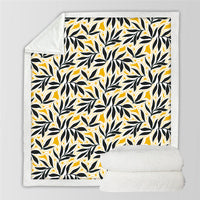 HKM-173907 Reversible Microfiber Double-Sided Flannel Blanket - Available in Two Sizes