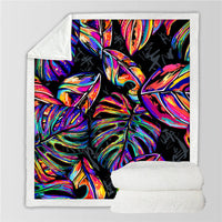 HKM-173907 Reversible Microfiber Double-Sided Flannel Blanket - Available in Two Sizes