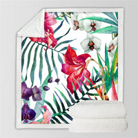 HKM-173907 Reversible Microfiber Double-Sided Flannel Blanket - Available in Two Sizes