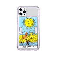 HKM-174099 Creative Mythology Cartoon Phone Case - Sun and Moon Graffiti Silicone Back Cover