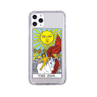 HKM-174099 Creative Mythology Cartoon Phone Case - Sun and Moon Graffiti Silicone Back Cover