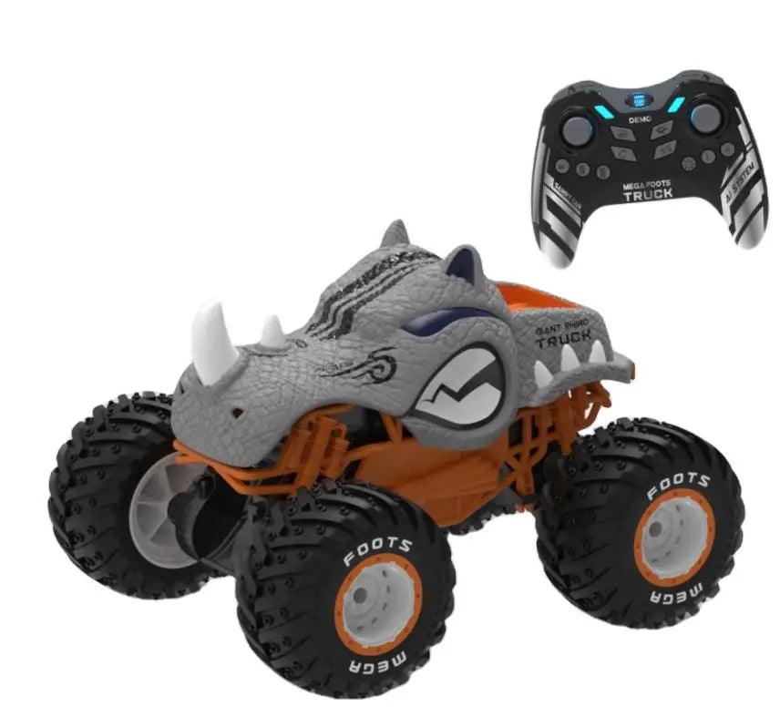 HKM-174419 2.4G Remote Control Spinning Stunt Rhinoceros Car Toy for Kids Ages 5 and Up