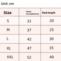 HKM-174803 Casual Short Sleeve Waffle Dog Clothes in Beige for Small Breeds