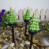 HKM-174803 Solar-Powered Christmas Tree LED Light for Outdoor Garden Decoration, Waterproof and Rechargeable