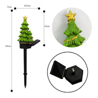 HKM-174803 Solar-Powered Christmas Tree LED Light for Outdoor Garden Decoration, Waterproof and Rechargeable