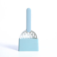 HKM-174931 Cat Litter Shovel Set with Base - Durable ABS Material in Multiple Colors