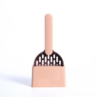 HKM-174931 Cat Litter Shovel Set with Base - Durable ABS Material in Multiple Colors