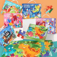 HKM-174995 Montessori 60-Piece Cartoon Jigsaw Puzzle for Kids - Educational Creative Toy Set