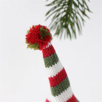 HKM-175123 Knitted Wool Wine Bottle Cover Set with Scarf and Hat Decor