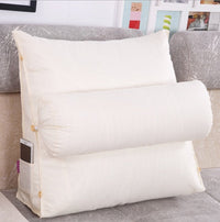 HKM-175123 Triangle Bedside Cushion - Spandex and PP Cotton Fill, Blended Material