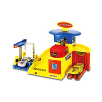 HKM-175251 Diecast Police Station Play Set with Alloy Vehicles for Kids Ages 3 and Up