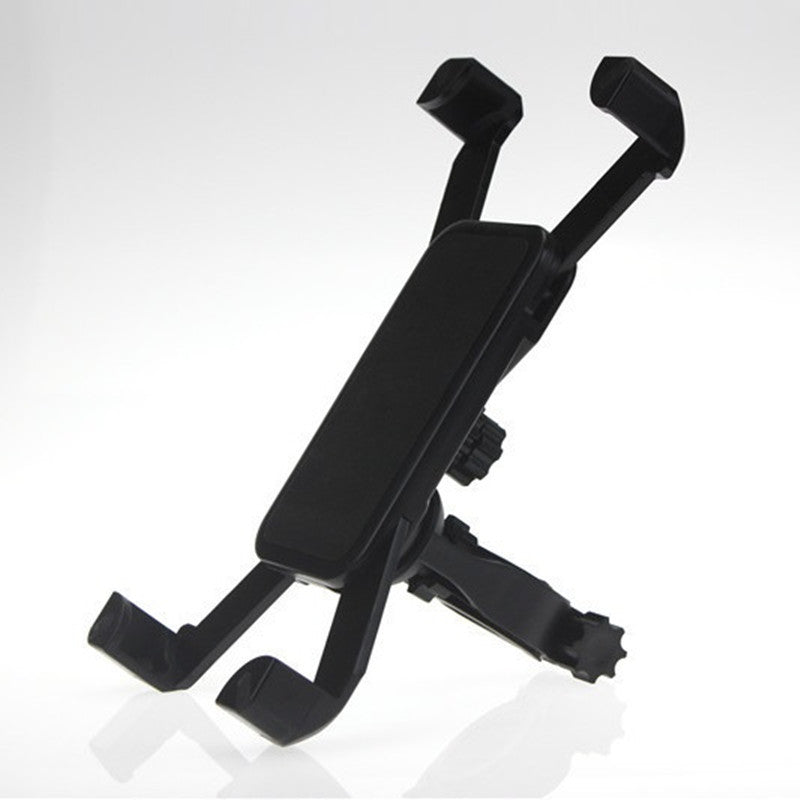 HKM-175251 Motorcycle Mobile Phone Holder Bracket - Black Plastic Resin, Convenient Accessory