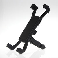 HKM-175251 Motorcycle Mobile Phone Holder Bracket - Black Plastic Resin, Convenient Accessory