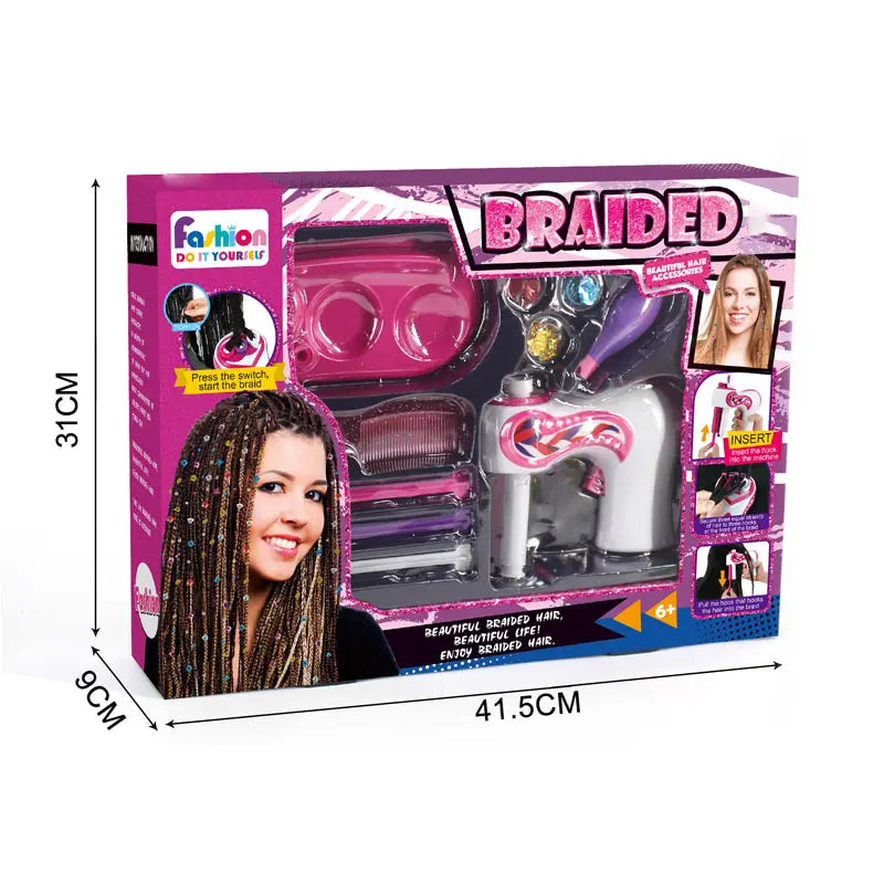 Automatic Hair Braider Weaving Tool for Kids - DIY Pretend Play Toy