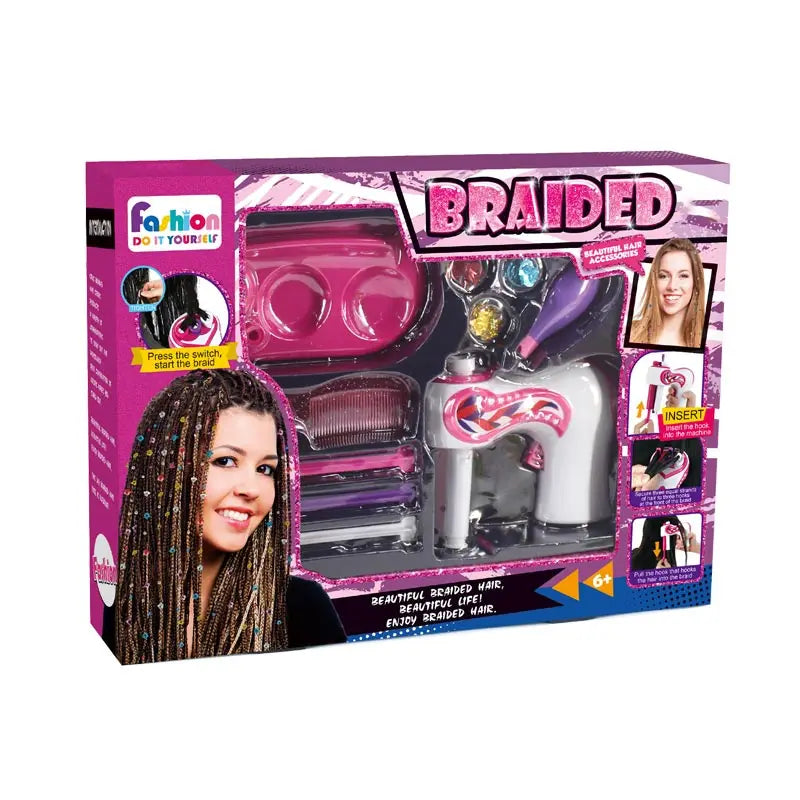 Automatic Hair Braider Weaving Tool for Kids - DIY Pretend Play Toy