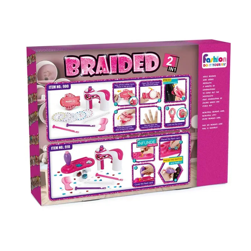 Automatic Hair Braider Weaving Tool for Kids - DIY Pretend Play Toy