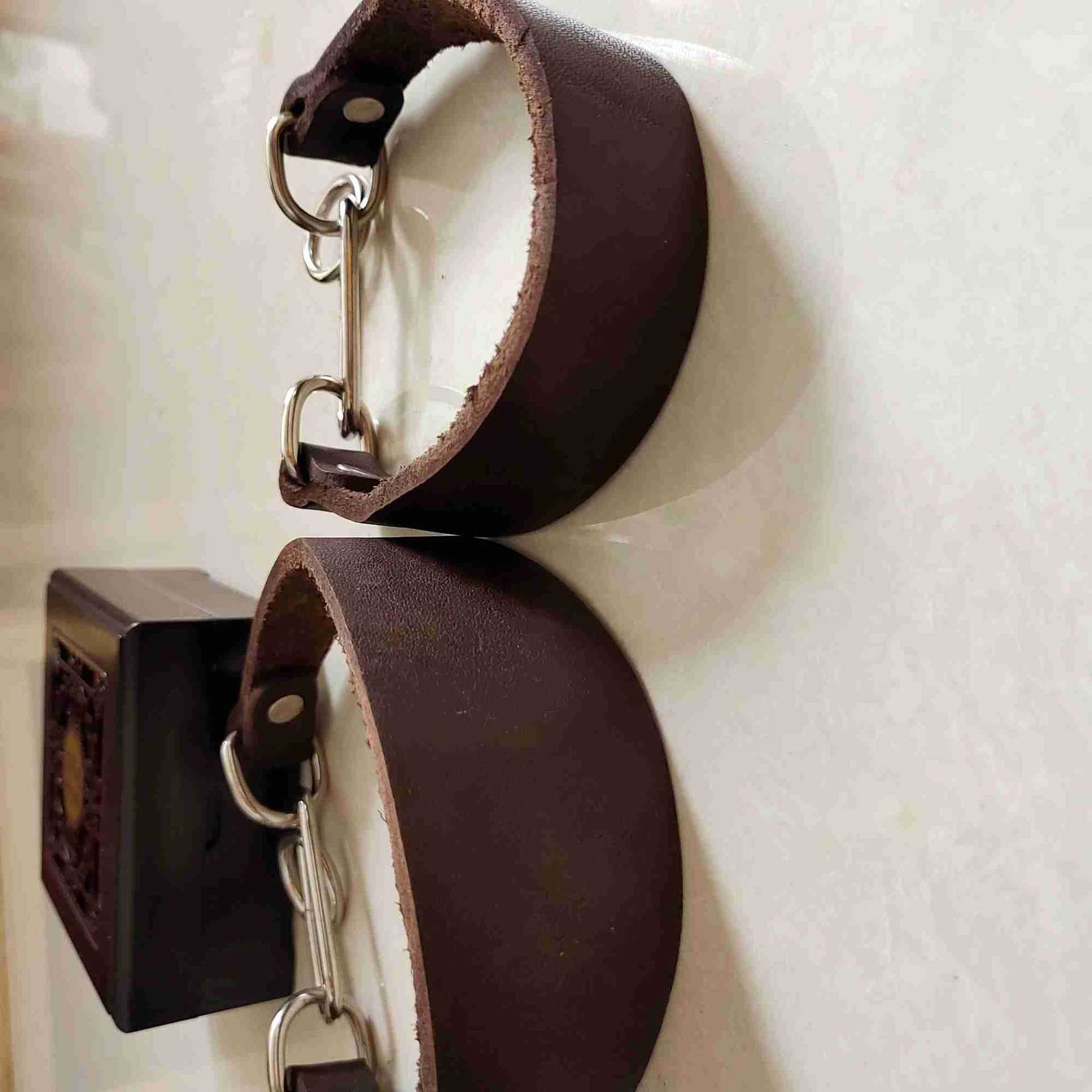 HKM-175699 Widened Greyhound Leather Collar