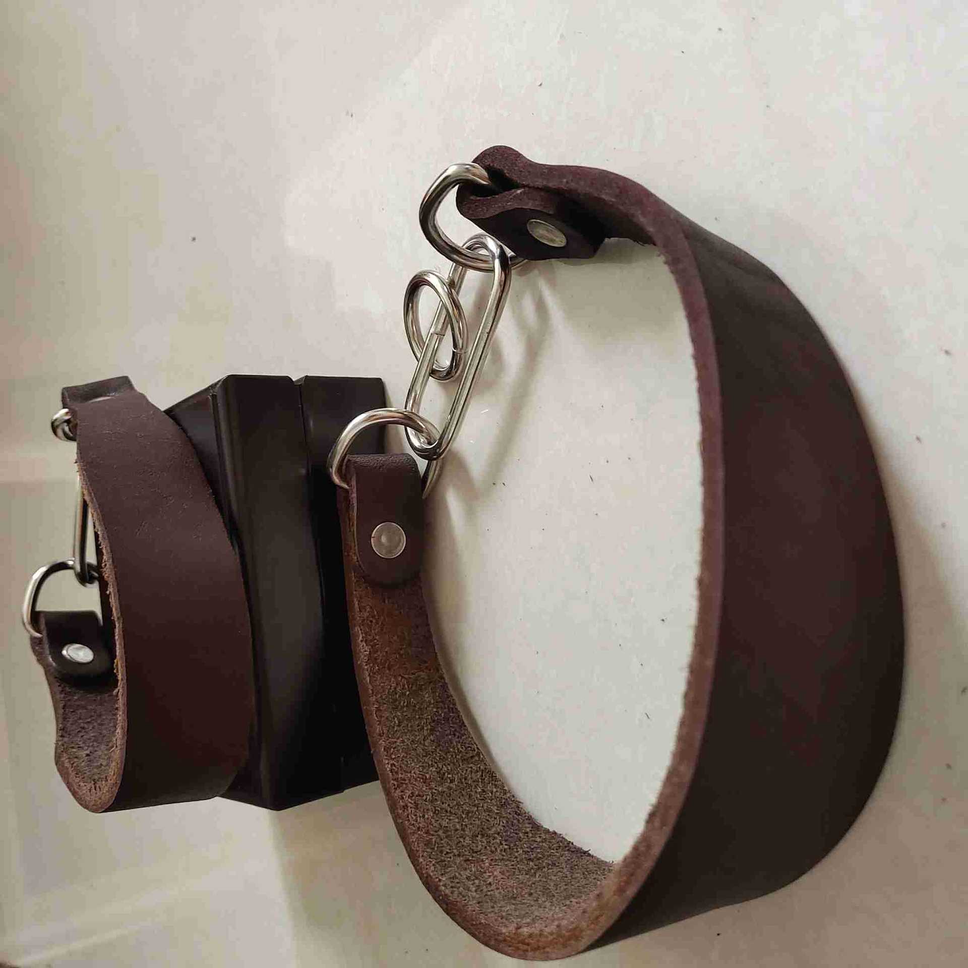 HKM-175699 Widened Greyhound Leather Collar
