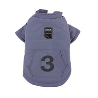 HKM-175827 Cozy Plus Velvet Digital Coat for Dogs - Light Khaki, Bean Paste Powder, Dark Night Blue