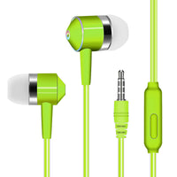HKM-175891 In-Ear Wired Headset with Microphone and Silicone Earplugs, 1.2m Cable