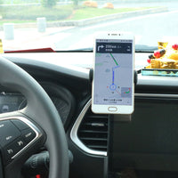 HKM-176211 High Viscosity Adjustable Car Phone Holder with 360-Degree Rotation and Strong Suction Cup