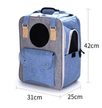 HKM-176339 Large-capacity Breathable Canvas Backpack for Outdoor Use - Available in Warm Orange, Naive Blue, and Vibrant Green
