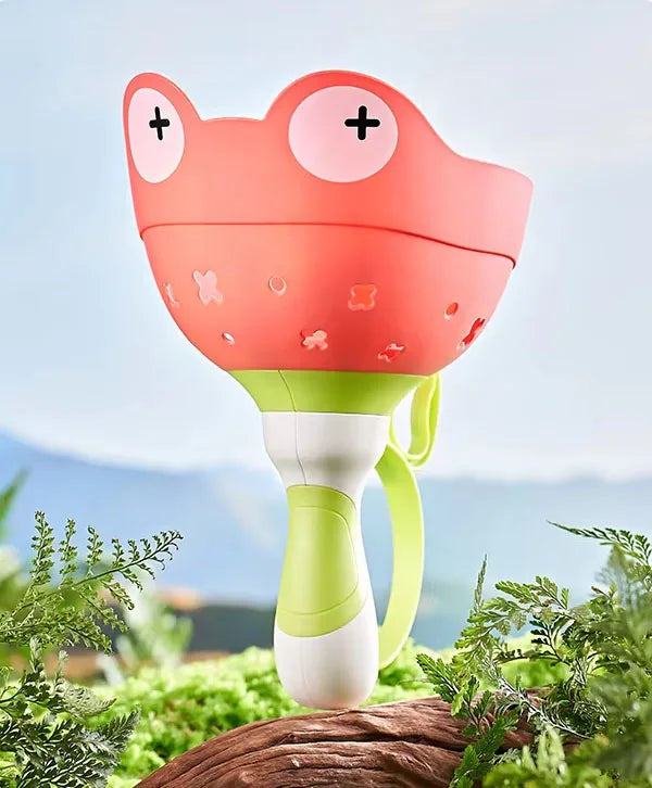 HKM-176403 String Pull Frog Flying Saucer Launcher - Outdoor Flying Toy for Kids Age 5 and Up