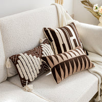 HKM-176531 Moroccan Ethnic Handmade Cotton Throw Pillow Cover - Bohemian Style, Various Sizes