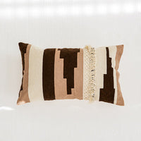 HKM-176531 Moroccan Ethnic Handmade Cotton Throw Pillow Cover - Bohemian Style, Various Sizes