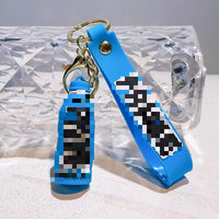HKM-176979 Cute Energy Drink Bottle Keychain Charm for Bags and Keys, Unisex PVC Silicone Pendant, Fun Gift for All Ages