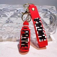 HKM-176979 Cute Energy Drink Bottle Keychain Charm for Bags and Keys, Unisex PVC Silicone Pendant, Fun Gift for All Ages
