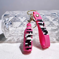 HKM-176979 Cute Energy Drink Bottle Keychain Charm for Bags and Keys, Unisex PVC Silicone Pendant, Fun Gift for All Ages