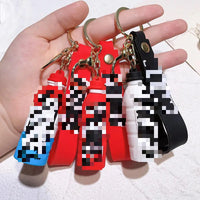 HKM-176979 Cute Energy Drink Bottle Keychain Charm for Bags and Keys, Unisex PVC Silicone Pendant, Fun Gift for All Ages