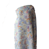 HKM-176979 Natural Pure Ramie Digital Print Fabric - 140cm Wide, 100% Ramie, Available in Multiple Lengths