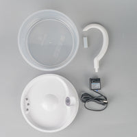 HKM-177171 USB Powered Automatic Drinking Fountain for Cats and Dogs with High-Efficiency Filtration System and LED Night Light