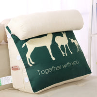 HKM-177363 Cartoon Triangle Neck Protection Pillow - Removable and Washable for Cozy Bedroom Comfort