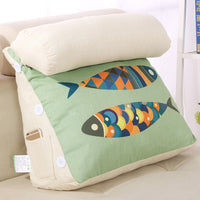 HKM-177363 Cartoon Triangle Neck Protection Pillow - Removable and Washable for Cozy Bedroom Comfort